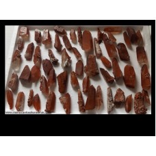 Red Quartz crystals